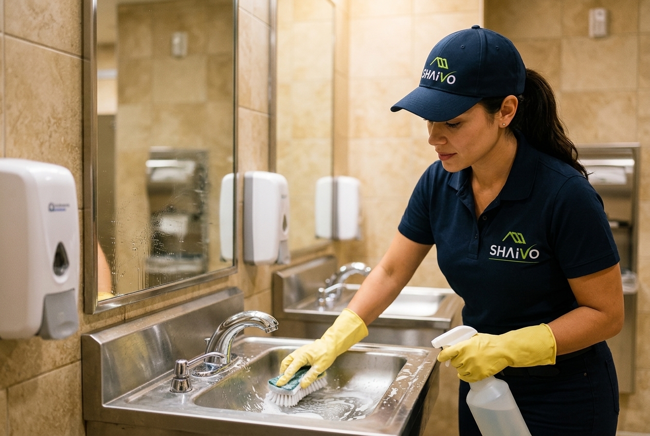 Restroom + Breakroom Deep Clean