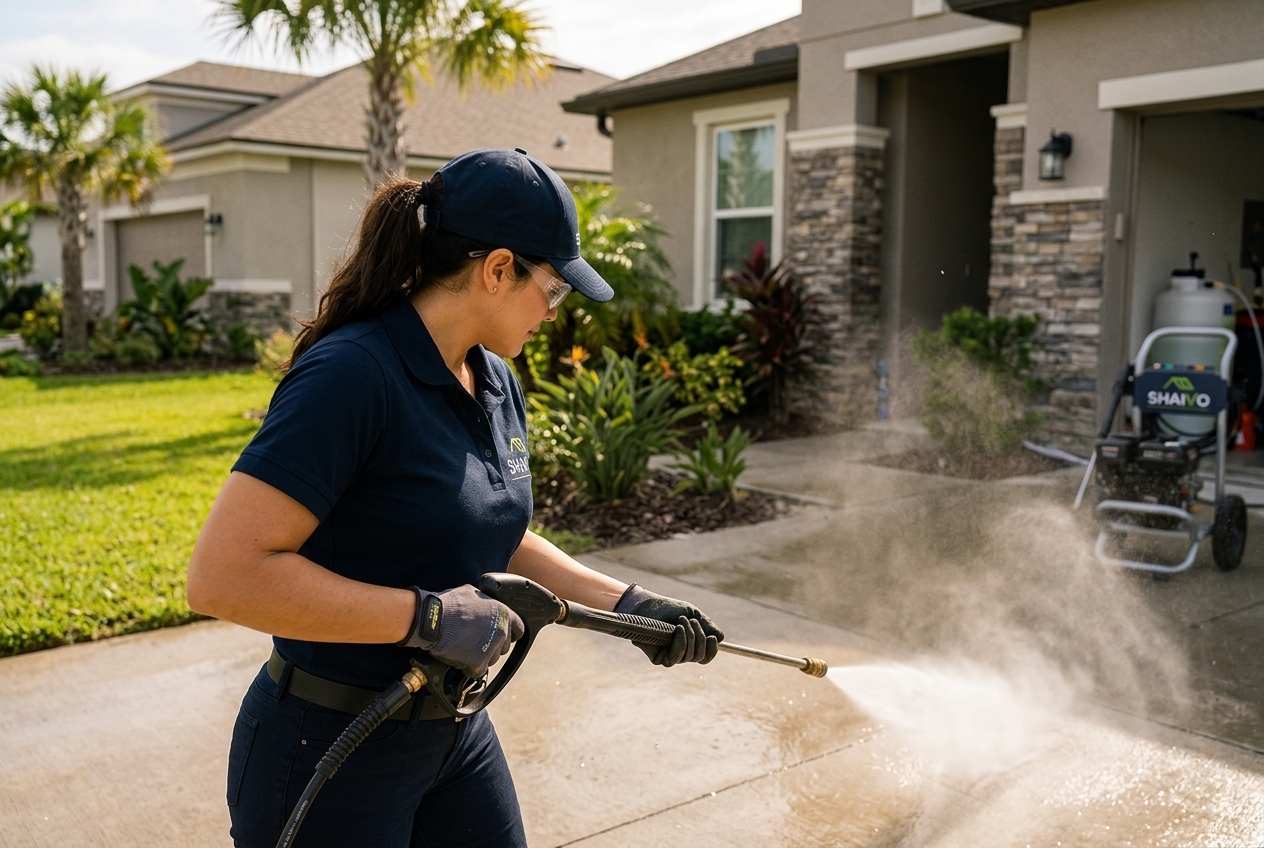 Monthly Pressure Wash